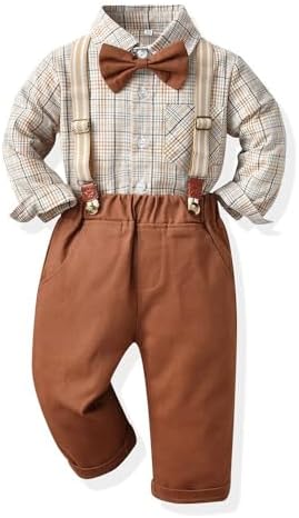 Kids T-Shirt Set - Fall Summer Stripe Overall