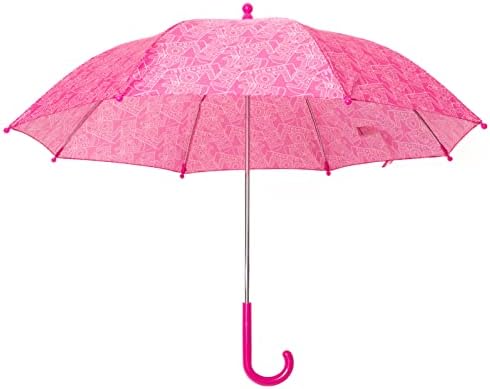 LOL Surprise Diva Neon QT MC Swag Girls Waterproof Rain Jacket and Umbrella