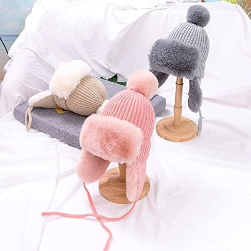 Unisex Baby Winter Warm Beanie Hat with Earflaps for Kids