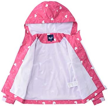 Hiheart Girls Lightweight Hooded Jackets