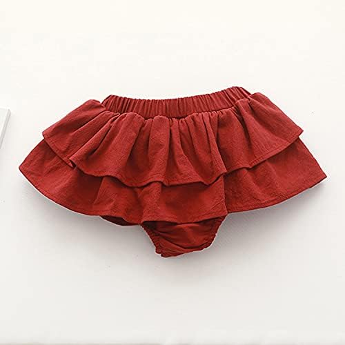 Cotton Stretchy Baby Gender-Neutral Ruffle Shorts Bloomers Basic