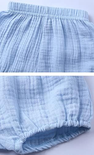 Symunnia 2-Pack Cotton Bloomers for Toddler Girls