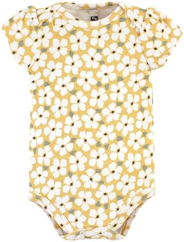 Hudson Baby Unisex Cotton Bodysuit Pant and Bib Glimpse