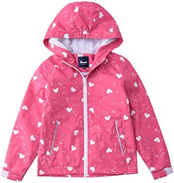Hiheart Girls Lightweight Hooded Jackets