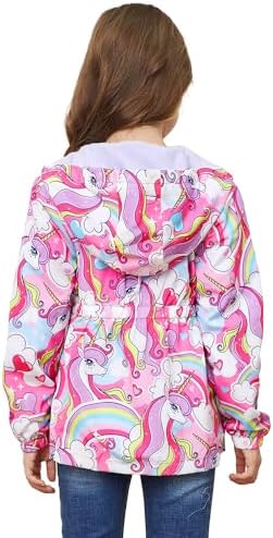 Kids Waterproof Rain Jacket - Lightweight Durable