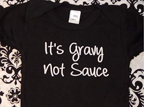 Handmade Funny Baby Onesie - Gravy Not Sauce