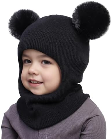 Toddler Winter Hat Gloves Set for Boys and Girls