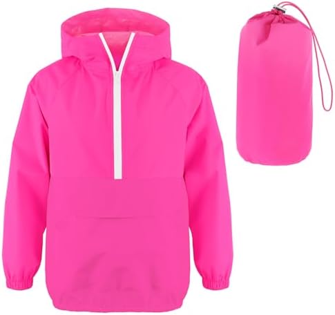 MODAFANS Kids Rain Jacket - Waterproof Windproof