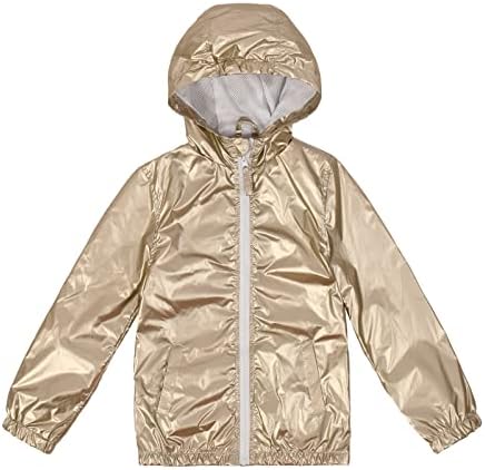 SNOW DREAMS Girls Waterproof Rain Jacket