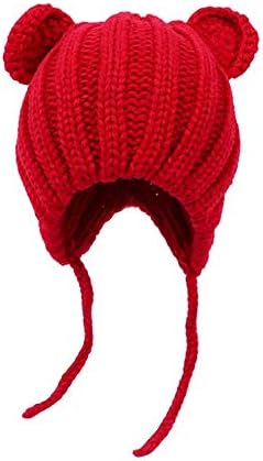 IMLECK Baby Pure Color Hand-Knit Knit Hat