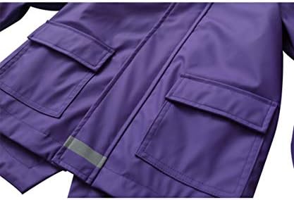 Stay Dry Warm - Hiheart Boys Girls Waterproof Rain Jacket Fleece Lined Softshell