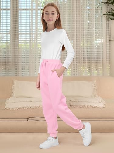 Resinta Girls Fleece Lined Jogger Sweatpants