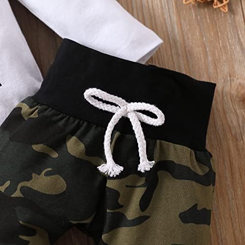 Camouflage romper set for baby boys