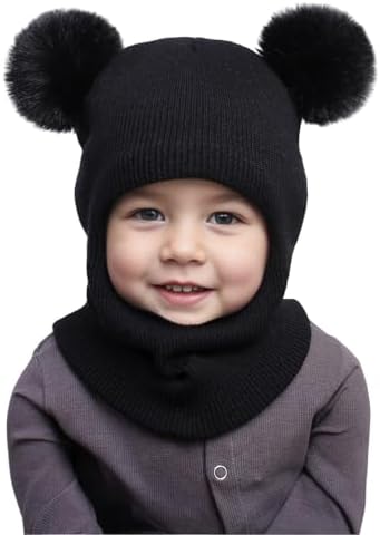 Toddler Winter Hat Gloves Set for Boys and Girls
