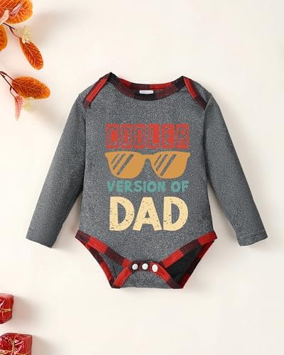 NZRVAWS Baby Boys Romper Set with Letter Print Newborn to 18 Months