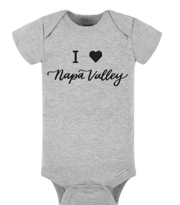 Napa Valley Baby Onesie 6-9M White
