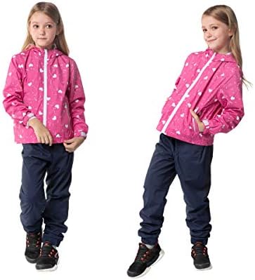 Hiheart Girls Lightweight Hooded Jackets