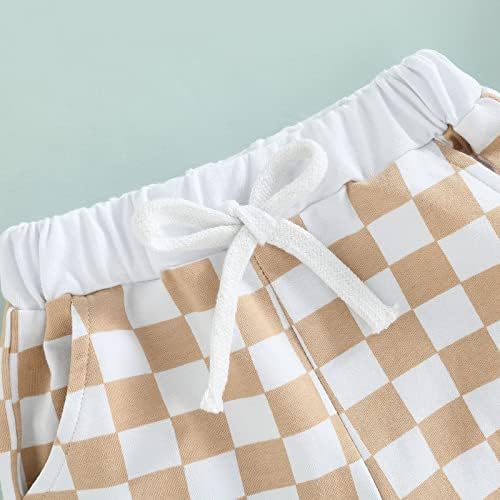 Soft Stretchy Plaid Shorts