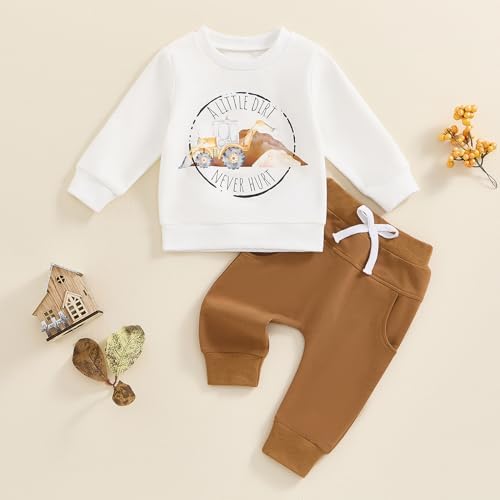MERSARIPHY Toddler Cartoon Print Outfit Set