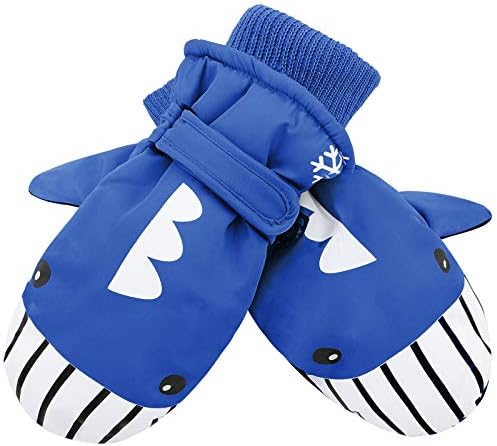 American Trends Toddler Winter Mittens Waterproof Boy Gloves