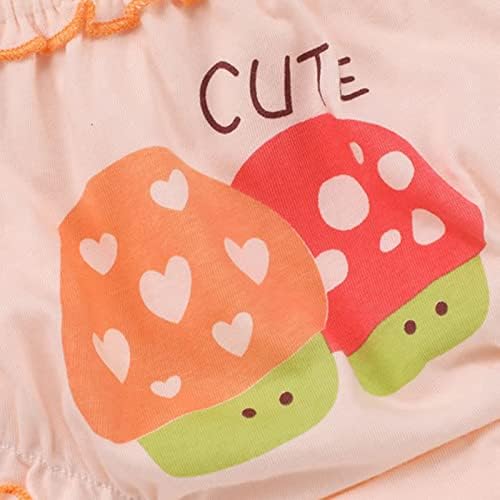 Baby Cotton Underwear Ruffle Back Design 4-Pack