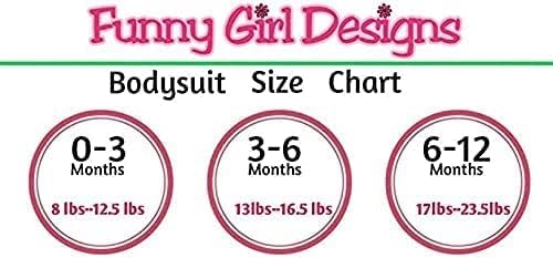 Funny Girl Designs Personalized Elephant Baby Bodysuit Matching Cotton Hat Set