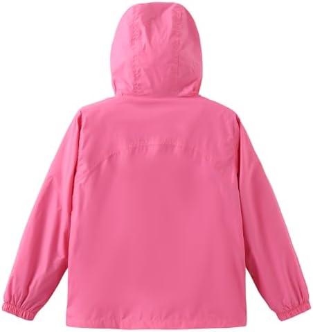 GRANDWISH Boys Girls 6-14 Year Old Waterproof Rain Coats
