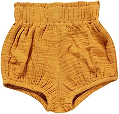 5-Piece EISHOW Baby Cotton Linen Blend Stripe Harem Shorts