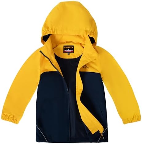 SMONTY Boys Girls Kids Lightweight Cartoon Waterproof Spring Jacket