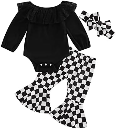 Cute Baby Girl Romper Set - FallWinter Outfits