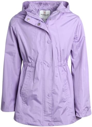 URBAN REPUBLIC Girls Lightweight Waterproof Rain Jacket