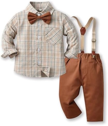 Kids T-Shirt Set - Fall Summer Stripe Overall