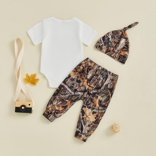 Stylish Camouflage Design Baby Hunting Outfit for Boys Durable Soft Set