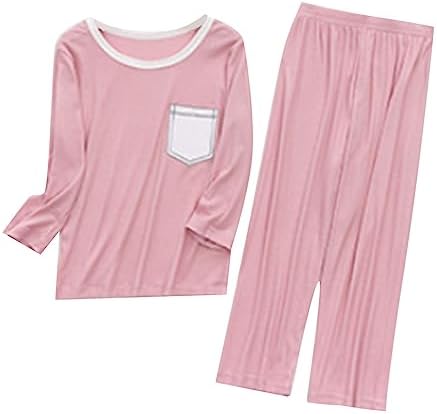 Unisex Spring Set - Long Sleeve Pullover Soft Outfits for Sleep Play
