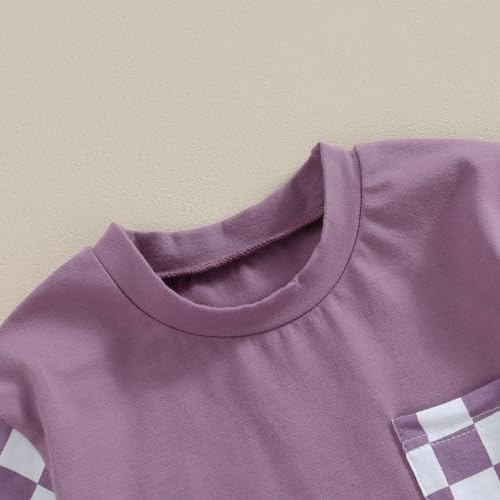 Summer Fun Checker Toddler Clothing Set