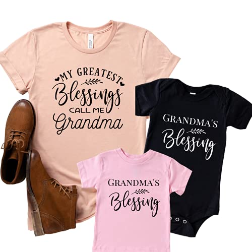 Handmade Grandparent Matching Shirts
