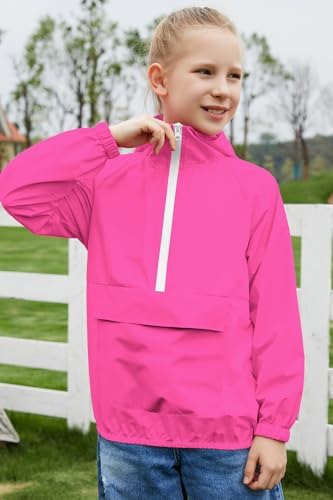 MODAFANS Kids Rain Jacket - Waterproof Windproof