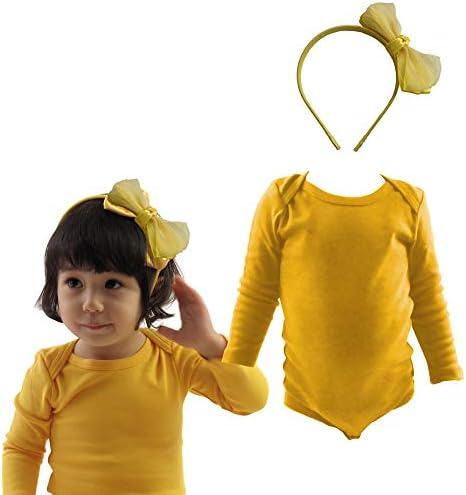 COUVER Baby Infant Toddler Long Sleeve Bodysuit Onesie Plus