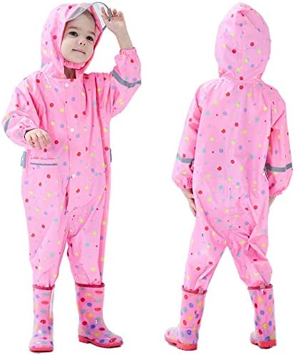 Fewlby toddler rain jacket waterproof