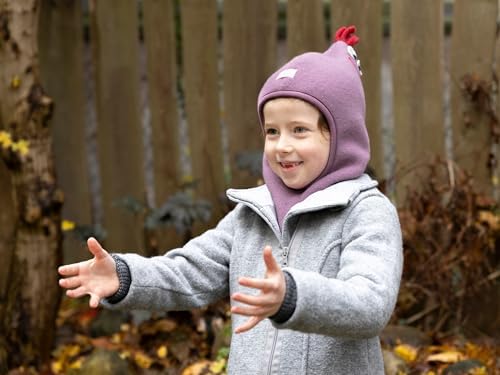 100 Merino wool baby balaclava hat for kids