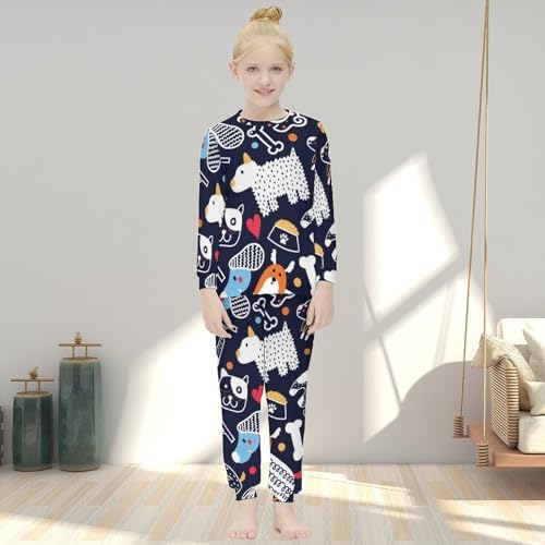 SOFT AND COMFORTABLE Girls Thermal Underwear Set Base Layer