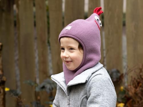 100 Merino wool baby balaclava hat for kids