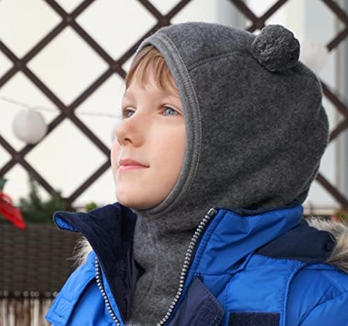 100 Merino Wool Organic Fleece Balaclava Hat