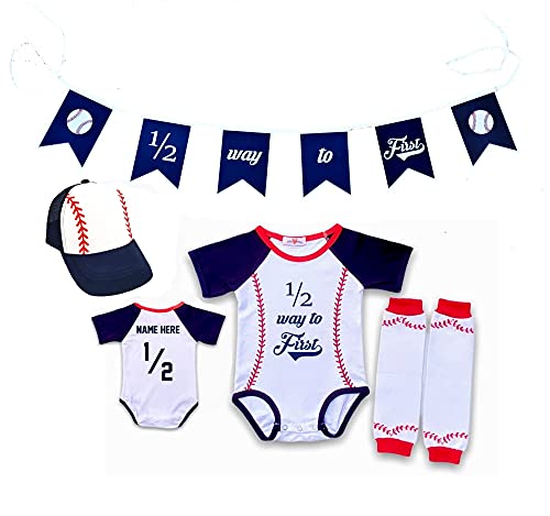 Personalized Halfway to First Half Birthday Gift for Kids