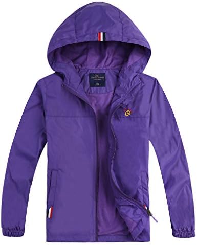 Jingle Bongala Boys Girls Lightweight Breathable Waterproof Rain Jacket
