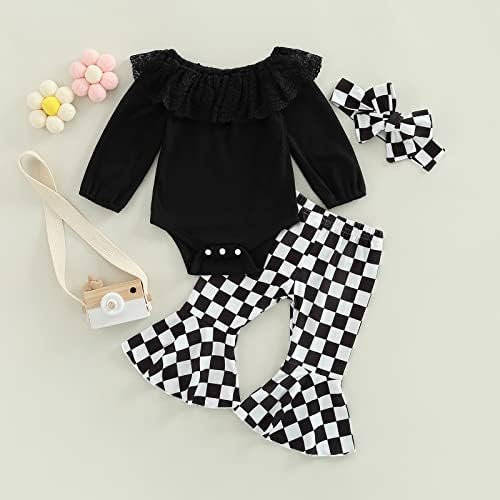 Cute Baby Girl Romper Set - FallWinter Outfits