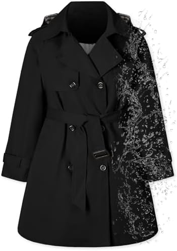 Girls Womens Waterproof Rain Jacket