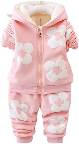 Cozy Winter Fleece Set with a Touch of Beauty