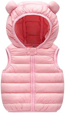 Cartoon Bear Ears Puffer Vest