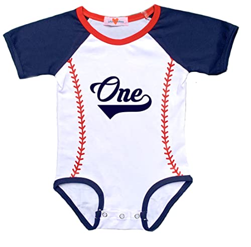 Handmade First 1st Birthday Baseball Suit Set